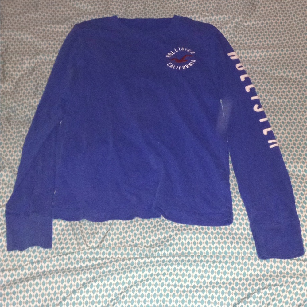 Hollister blue long sleeve